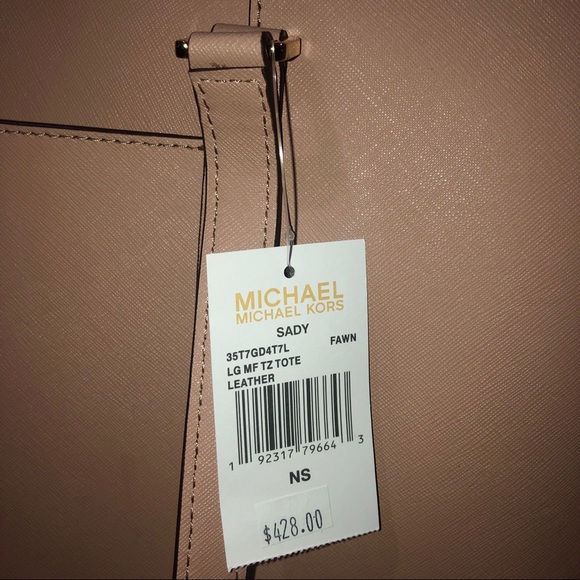 Michael Kors Large Fawn Sady Tote - Picture 6 of 7